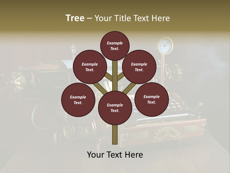 Background Object Instrument PowerPoint Template