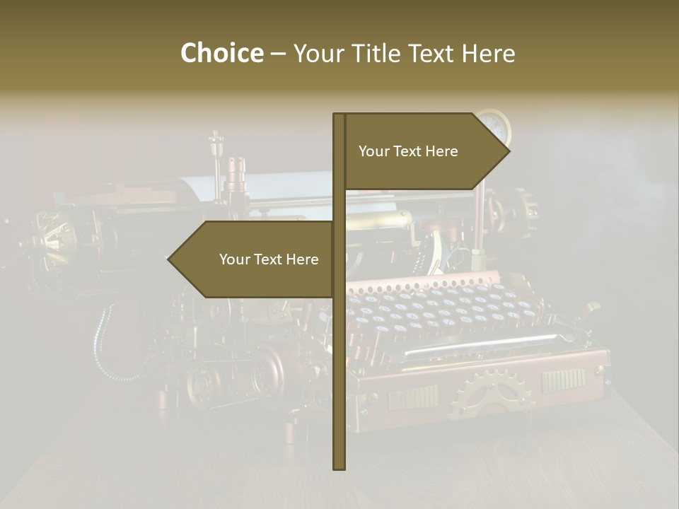 Background Object Instrument PowerPoint Template