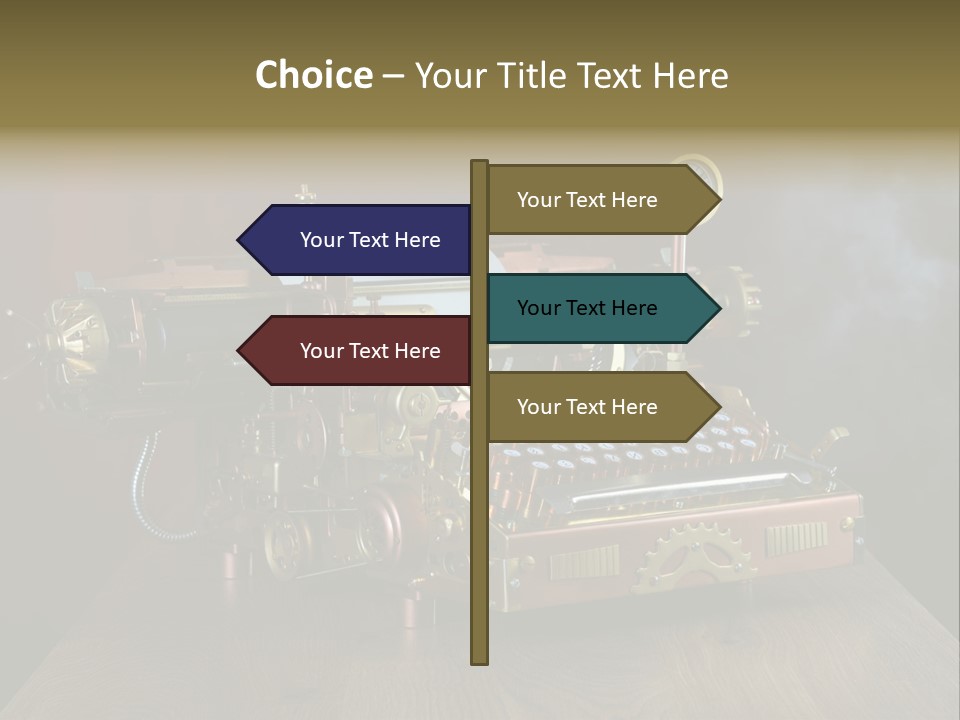 Background Object Instrument PowerPoint Template