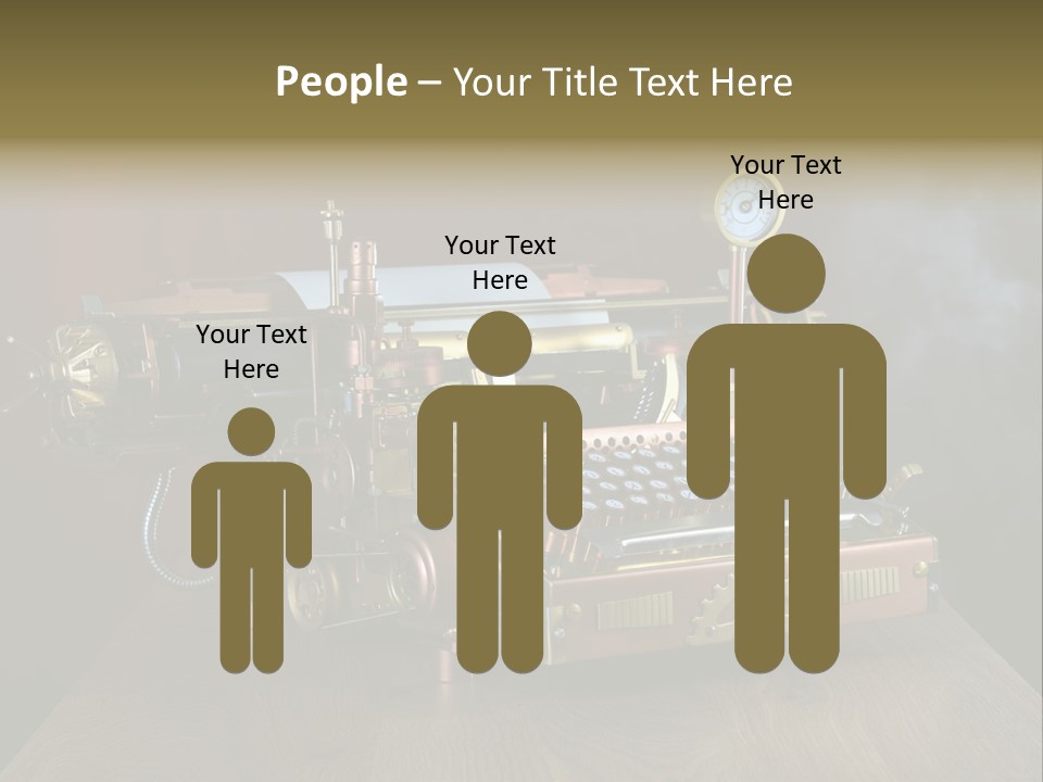 Background Object Instrument PowerPoint Template