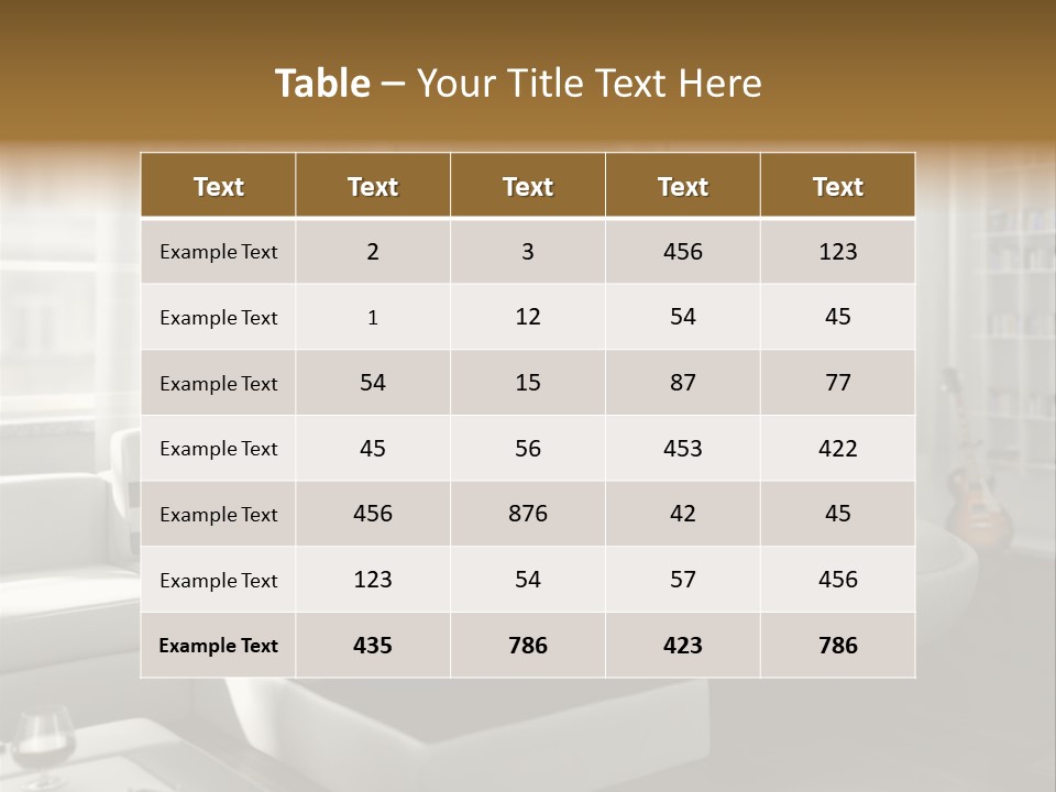 Build Carpet White PowerPoint Template