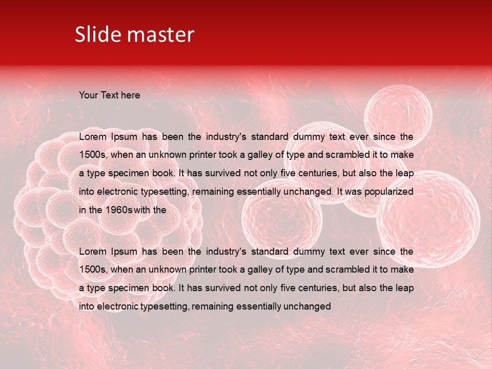 Epidemic Virus Blood PowerPoint Template
