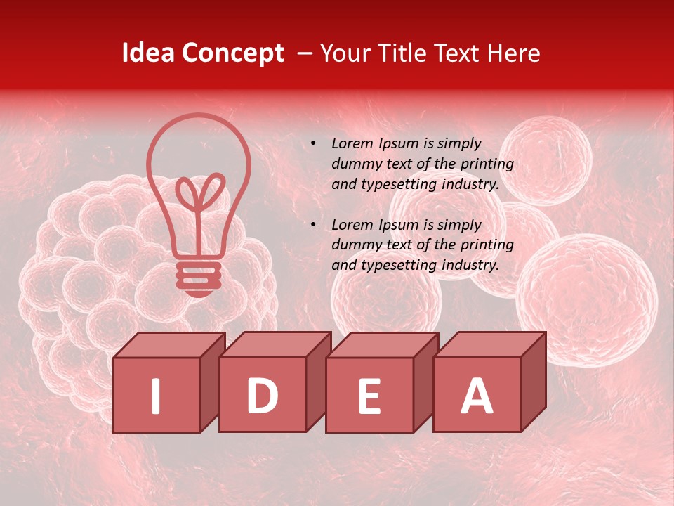 Epidemic Virus Blood PowerPoint Template