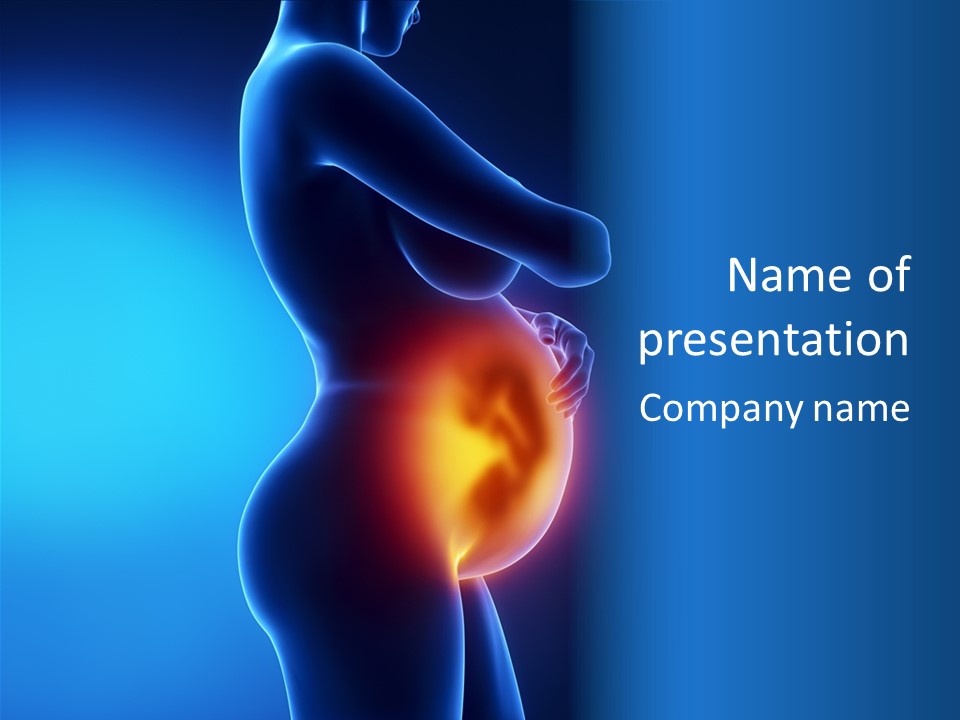 Breast Nipple Anatomy PowerPoint Template