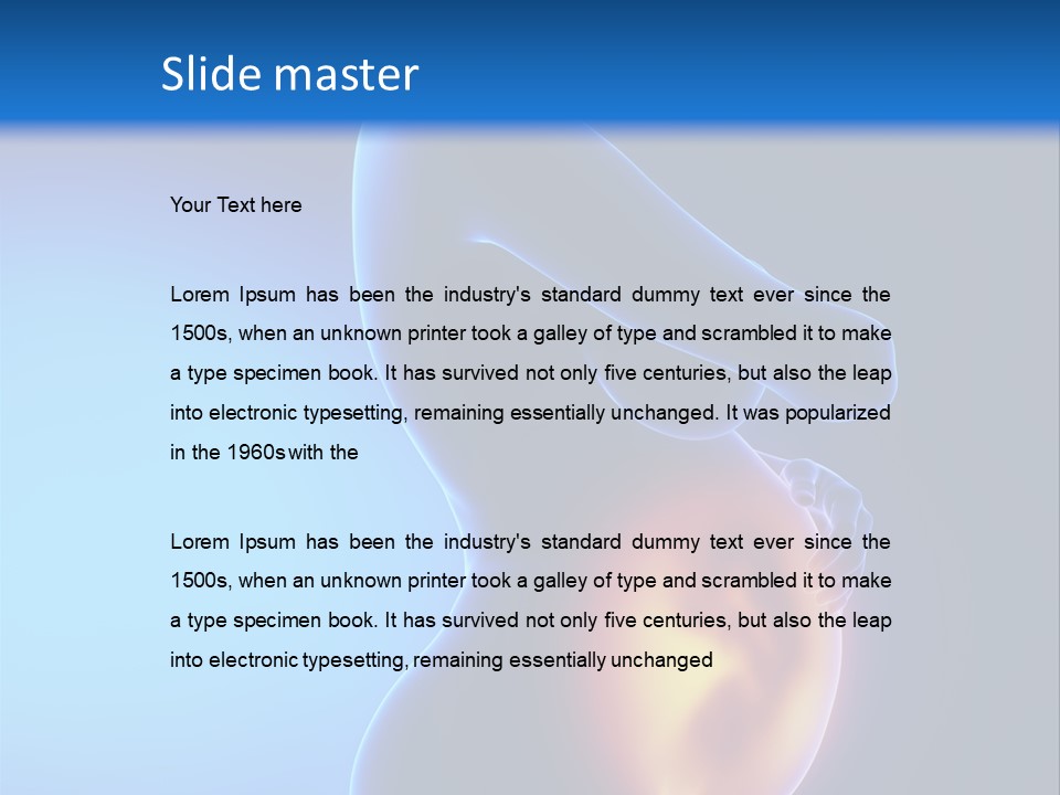 Breast Nipple Anatomy PowerPoint Template