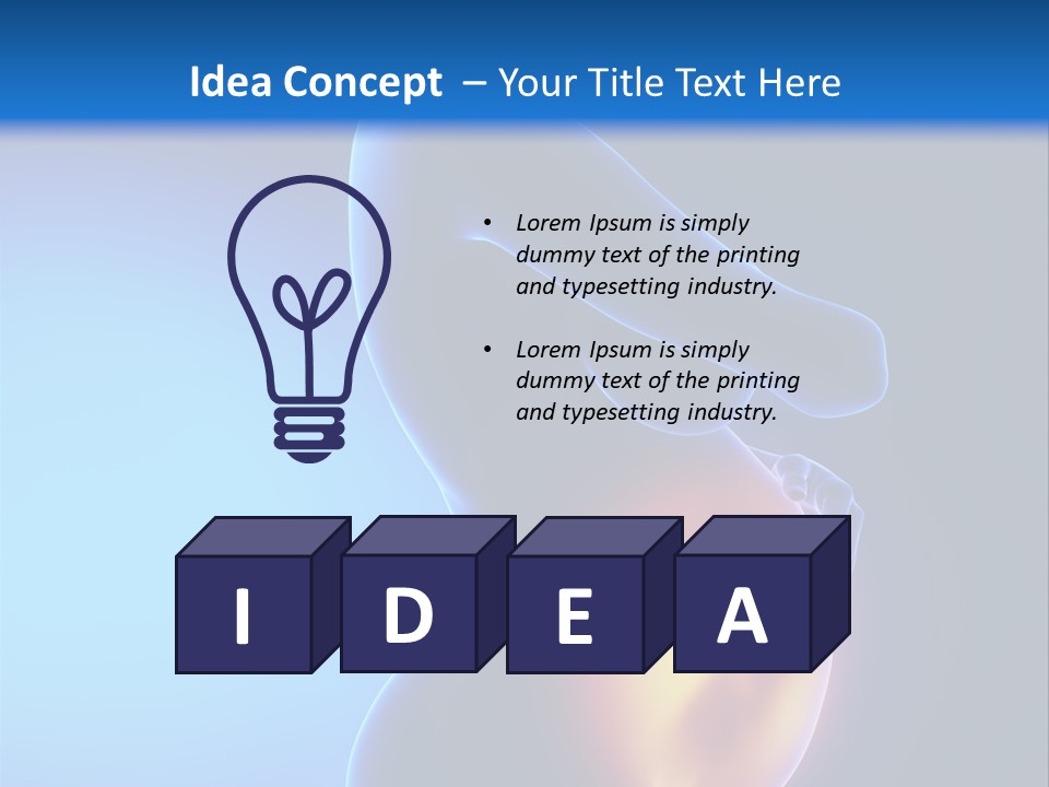 Breast Nipple Anatomy PowerPoint Template