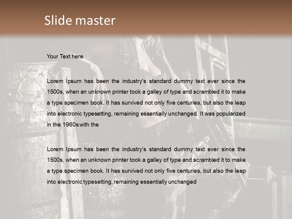 Taule Hangar Paintball PowerPoint Template