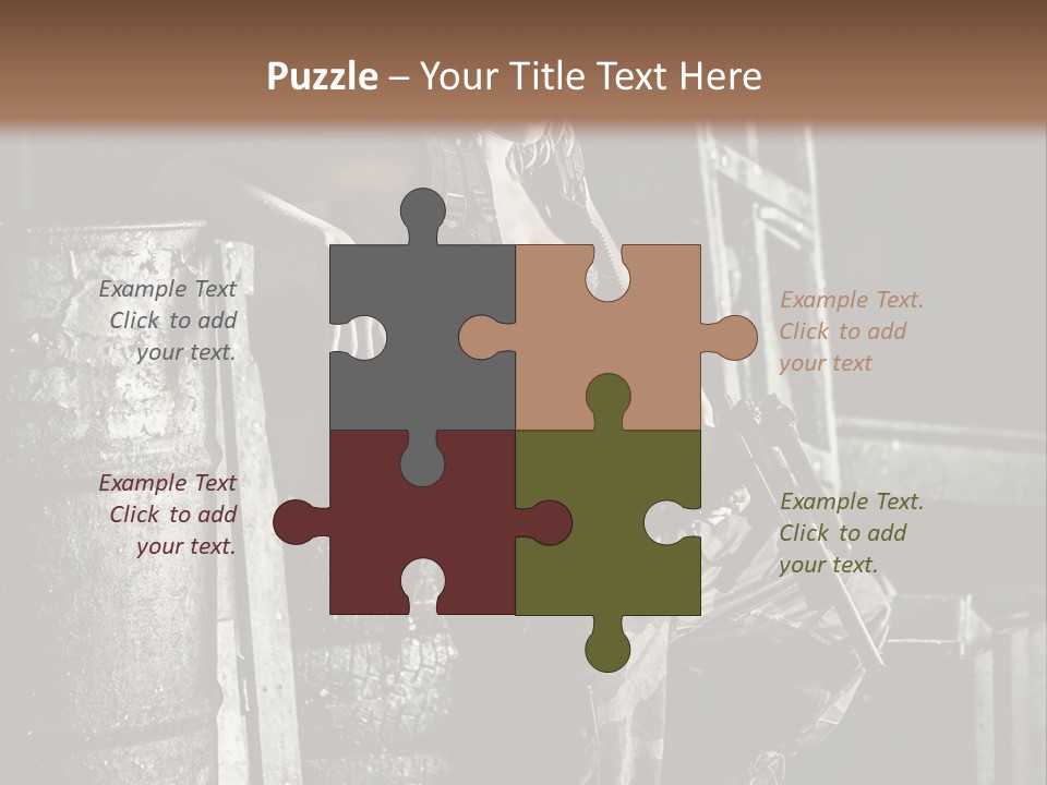 Taule Hangar Paintball PowerPoint Template