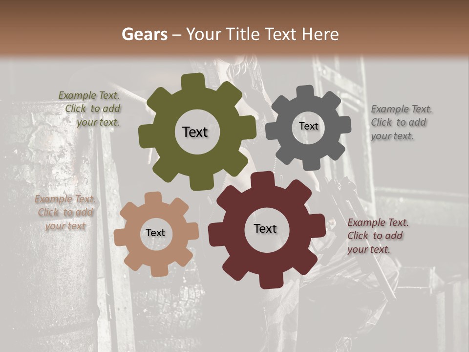 Taule Hangar Paintball PowerPoint Template