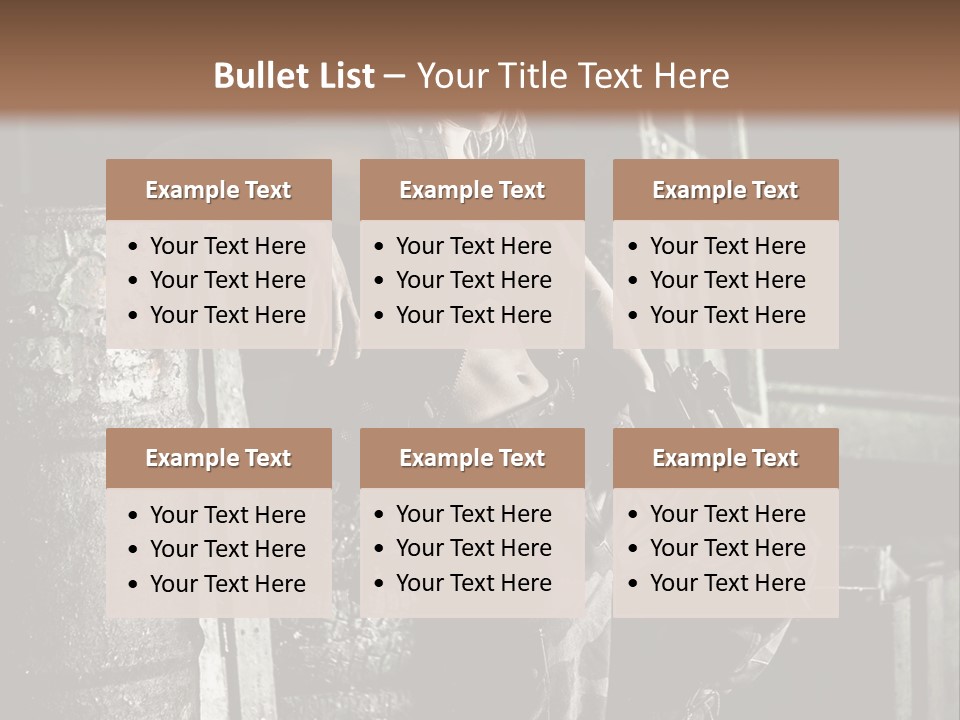 Taule Hangar Paintball PowerPoint Template