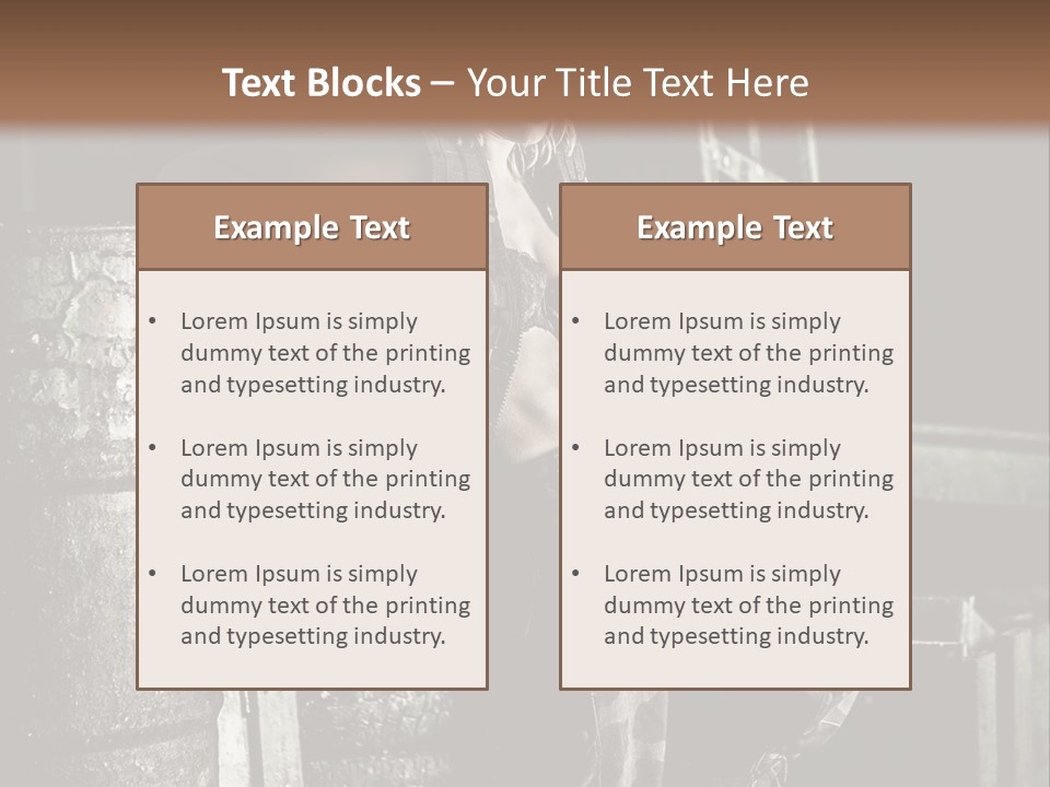 Taule Hangar Paintball PowerPoint Template