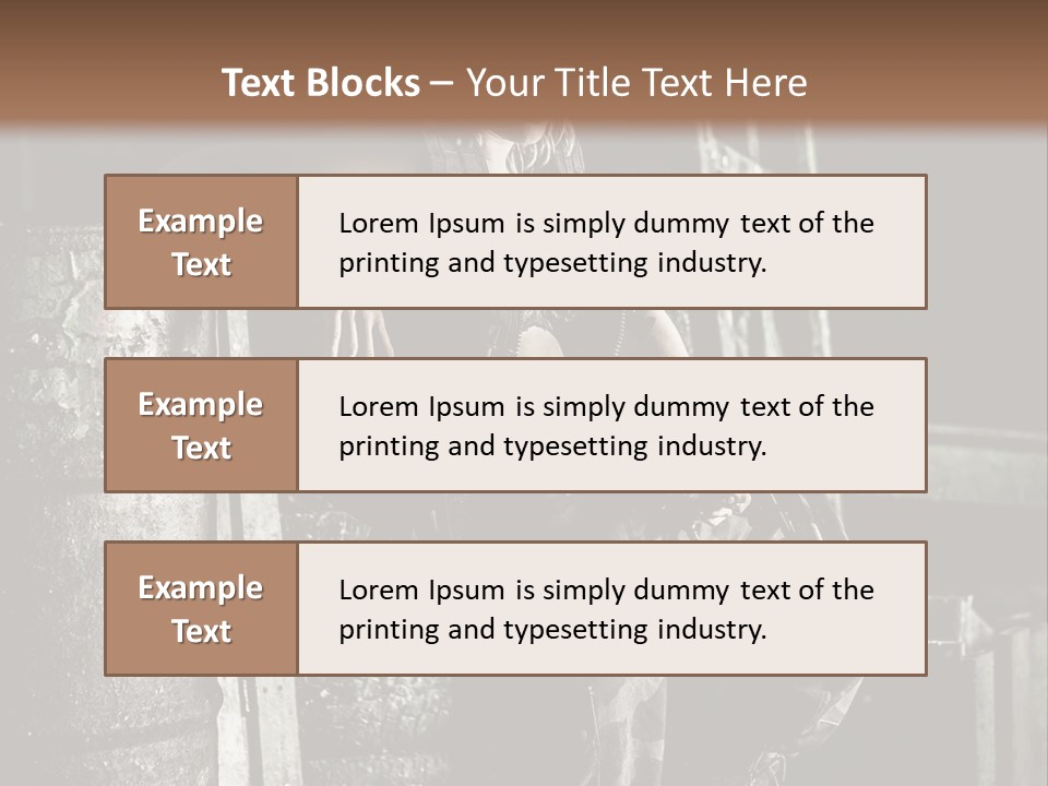Taule Hangar Paintball PowerPoint Template