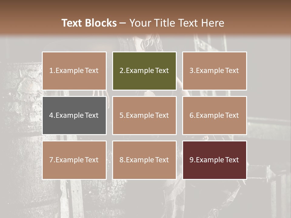 Taule Hangar Paintball PowerPoint Template
