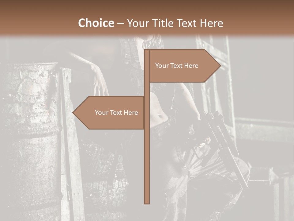 Taule Hangar Paintball PowerPoint Template