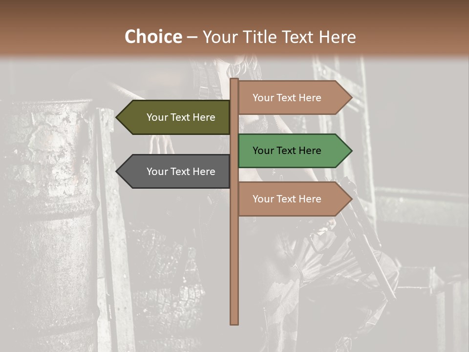 Taule Hangar Paintball PowerPoint Template