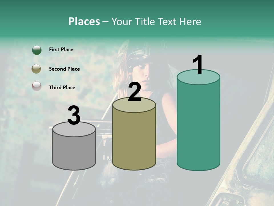 Treillis Hangar Masque PowerPoint Template