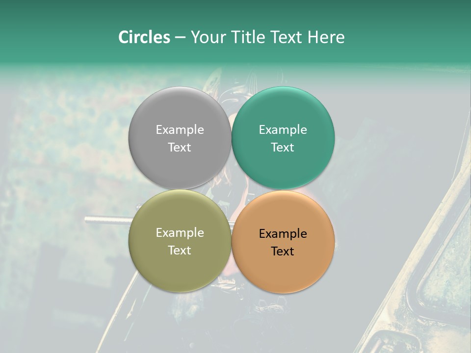 Treillis Hangar Masque PowerPoint Template