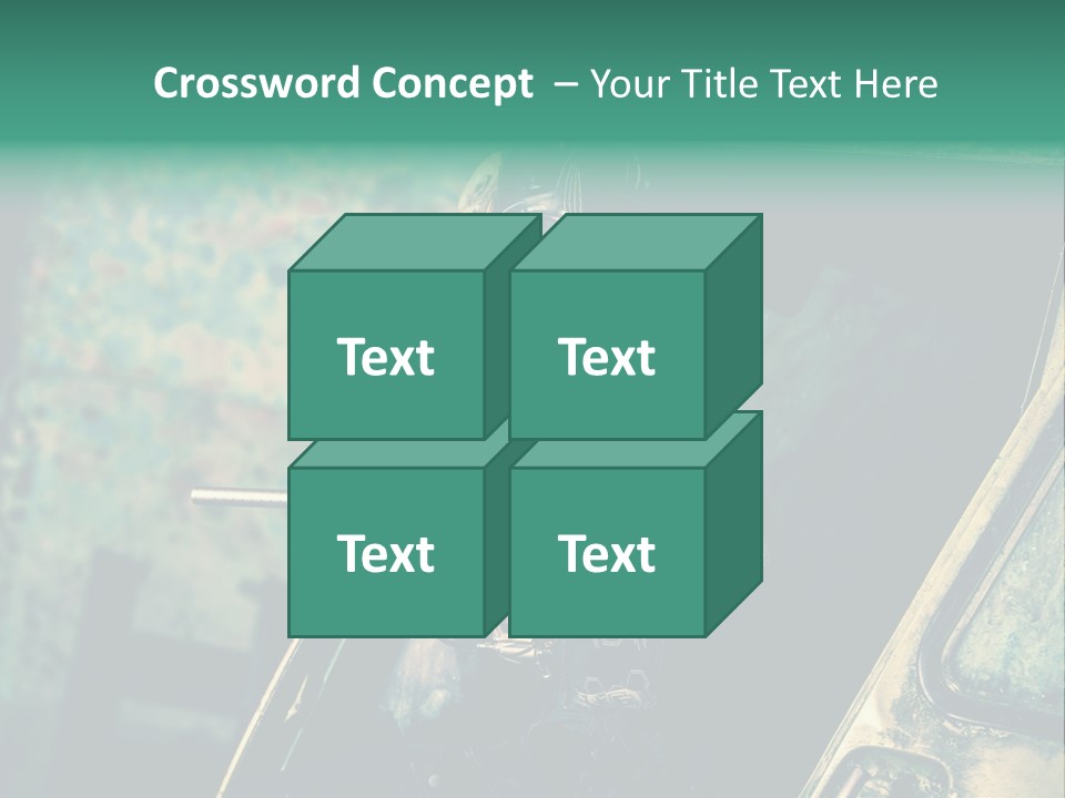 Treillis Hangar Masque PowerPoint Template