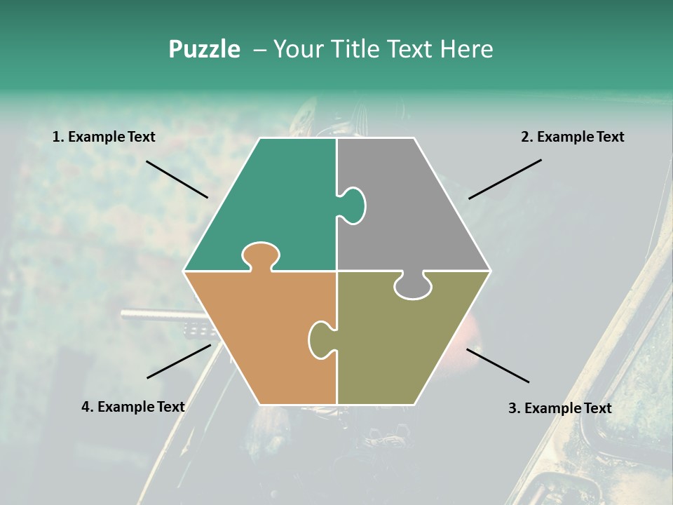 Treillis Hangar Masque PowerPoint Template