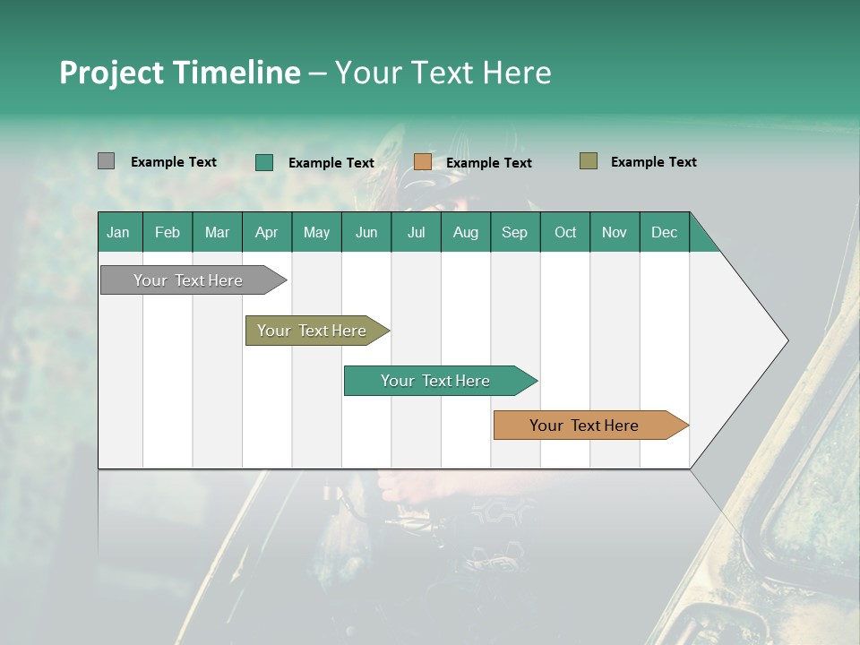 Treillis Hangar Masque PowerPoint Template