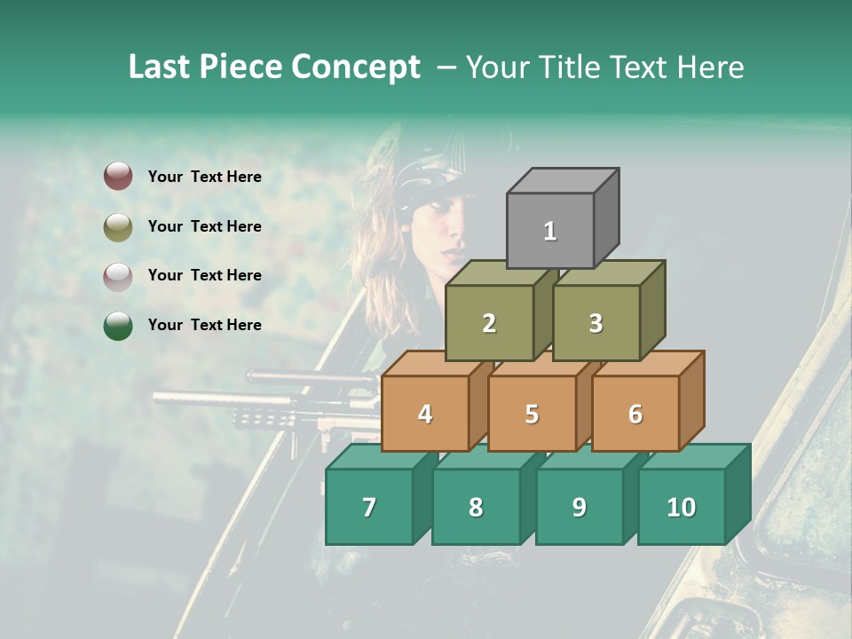 Treillis Hangar Masque PowerPoint Template