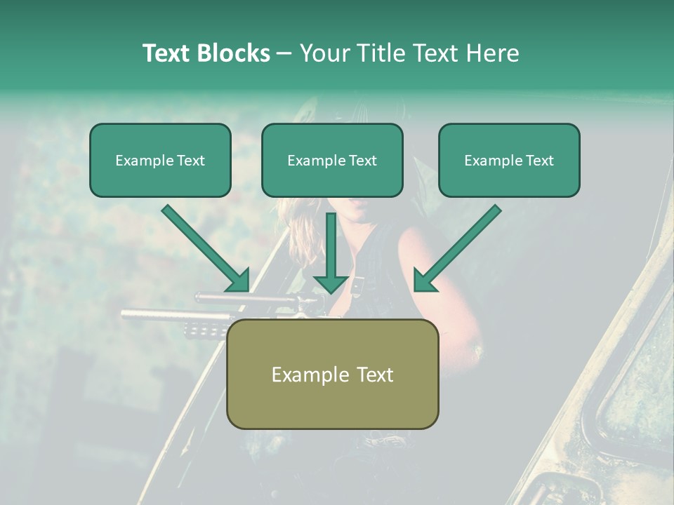 Treillis Hangar Masque PowerPoint Template