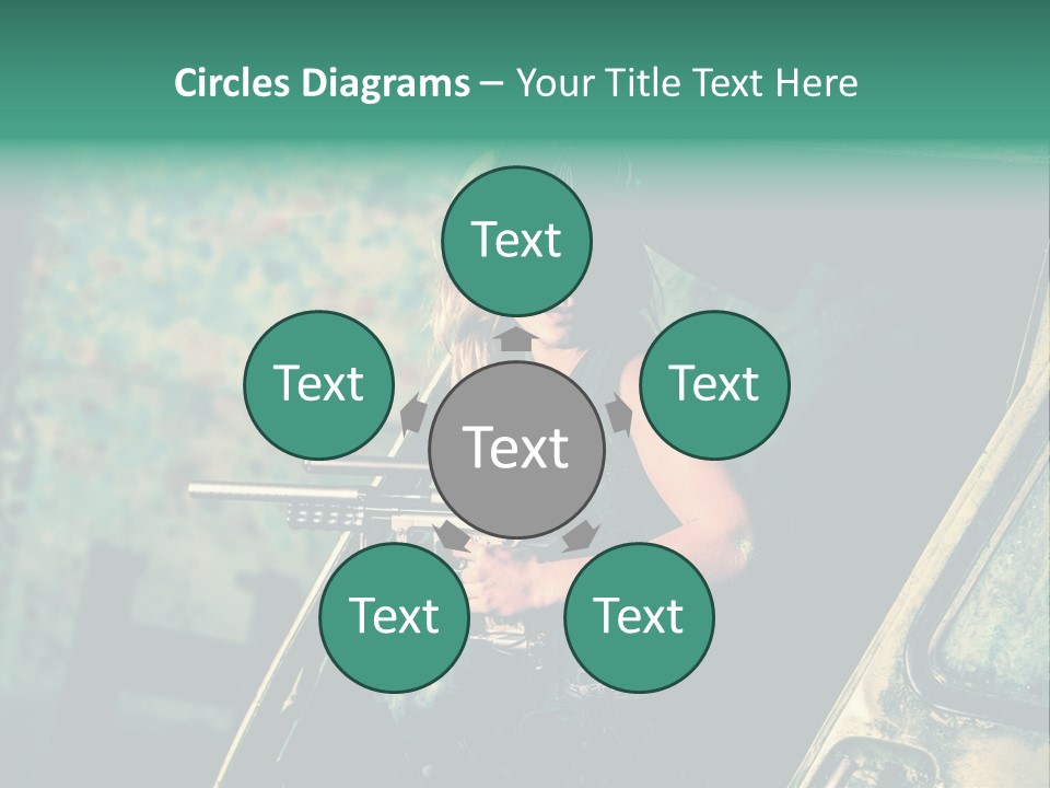 Treillis Hangar Masque PowerPoint Template