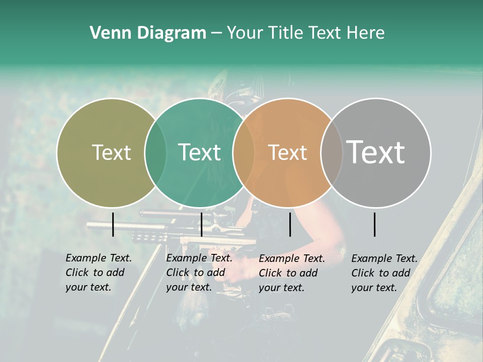 Treillis Hangar Masque PowerPoint Template