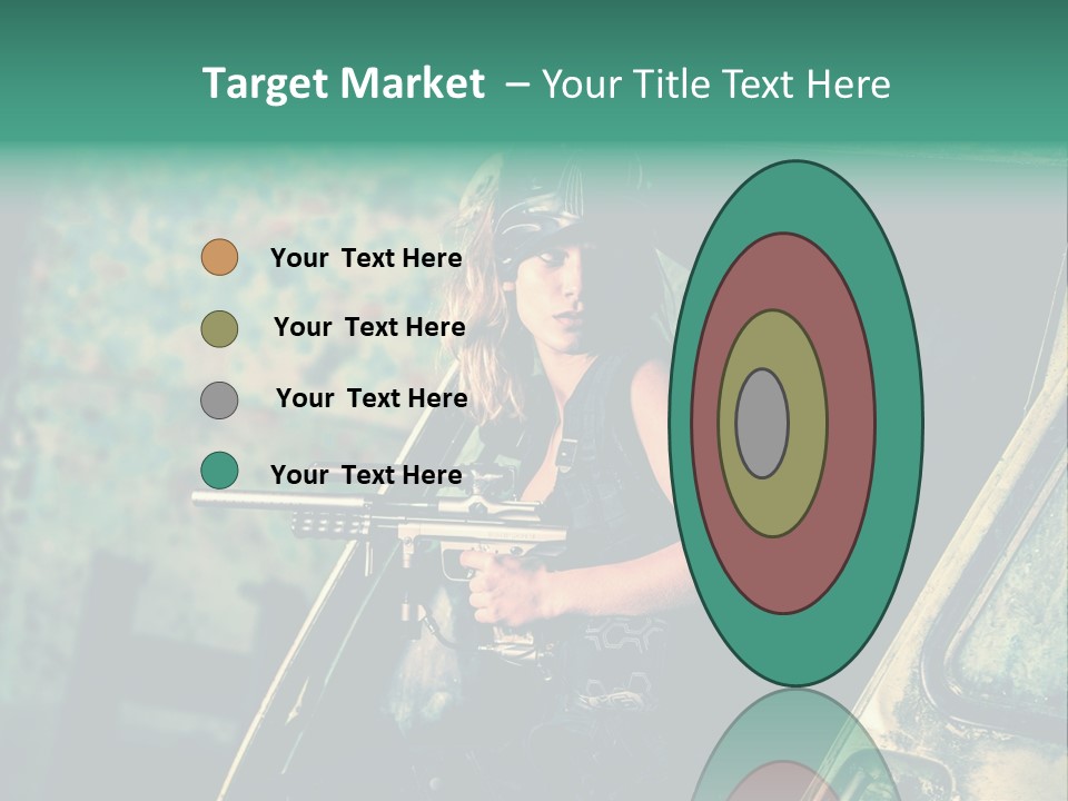 Treillis Hangar Masque PowerPoint Template