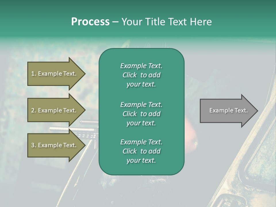 Treillis Hangar Masque PowerPoint Template