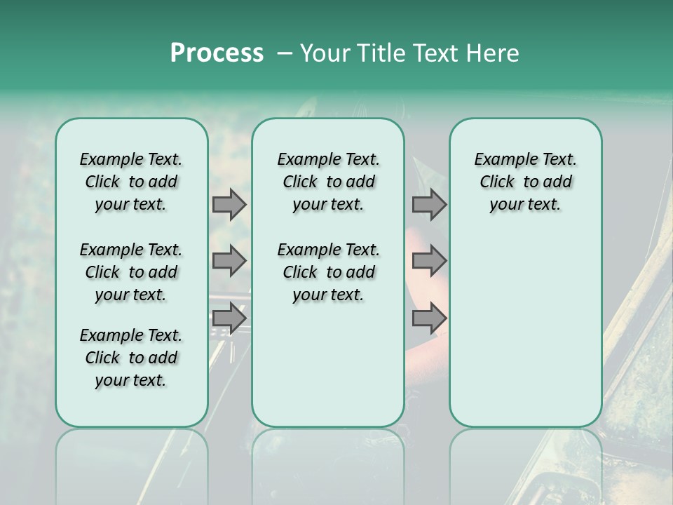Treillis Hangar Masque PowerPoint Template