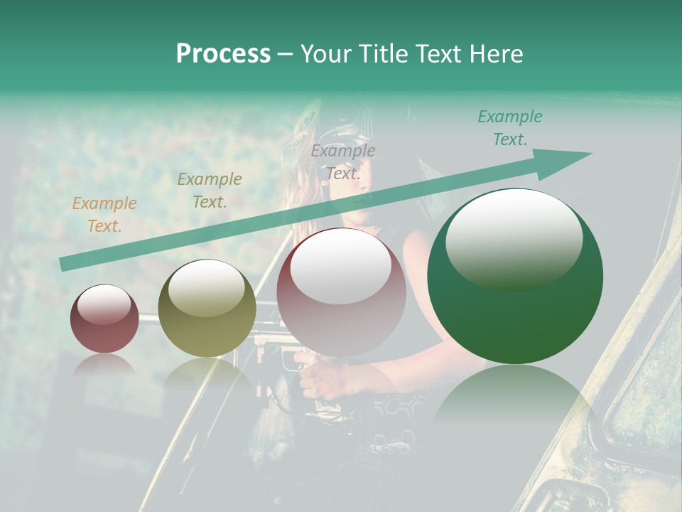 Treillis Hangar Masque PowerPoint Template