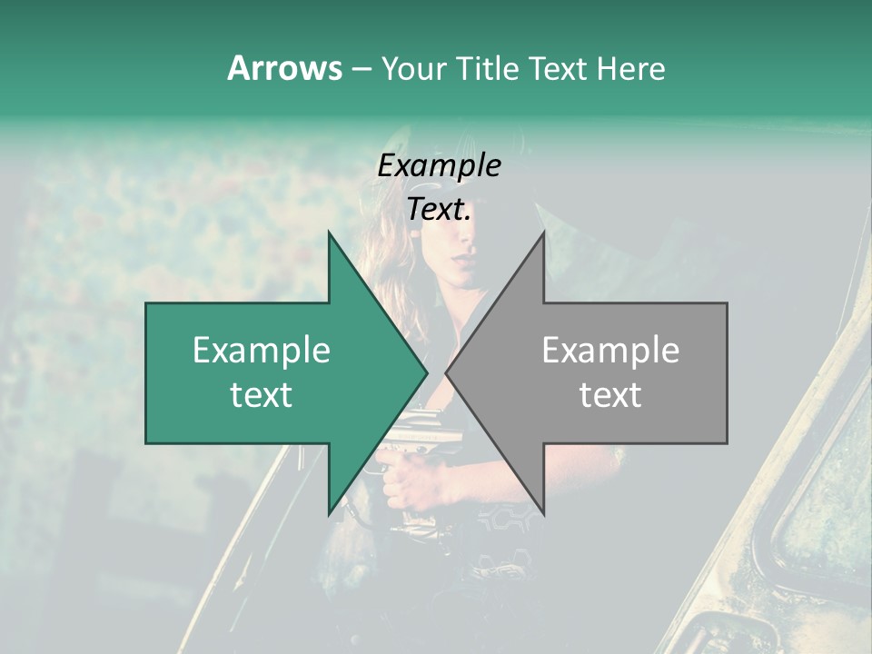 Treillis Hangar Masque PowerPoint Template