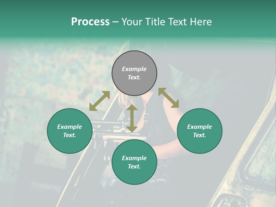 Treillis Hangar Masque PowerPoint Template