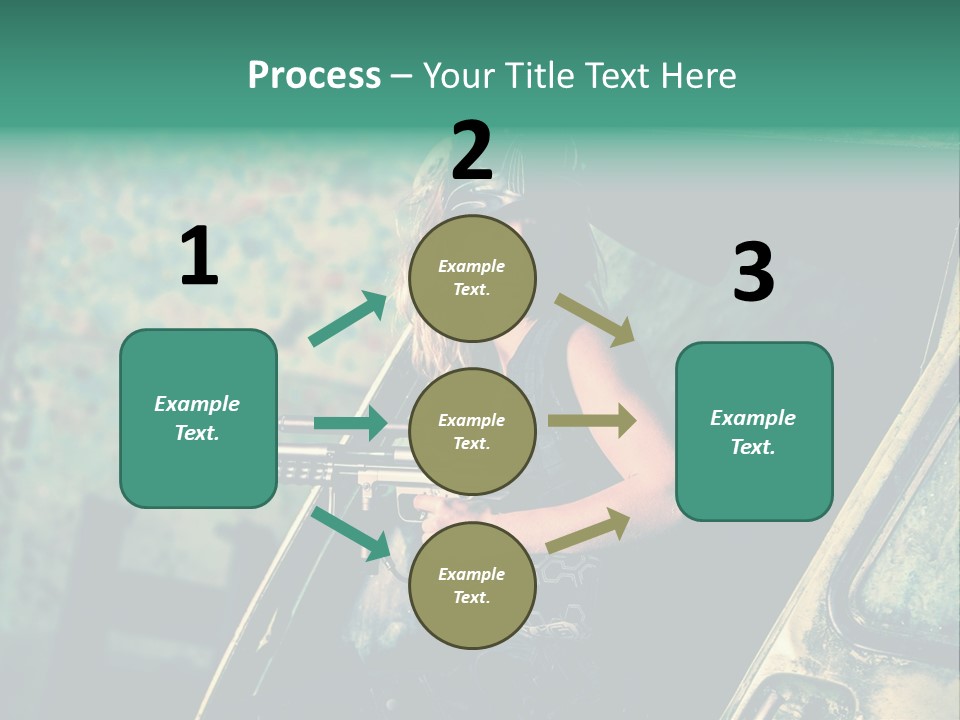 Treillis Hangar Masque PowerPoint Template