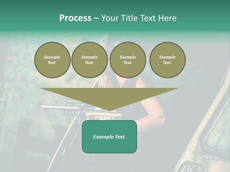 Treillis Hangar Masque PowerPoint Template
