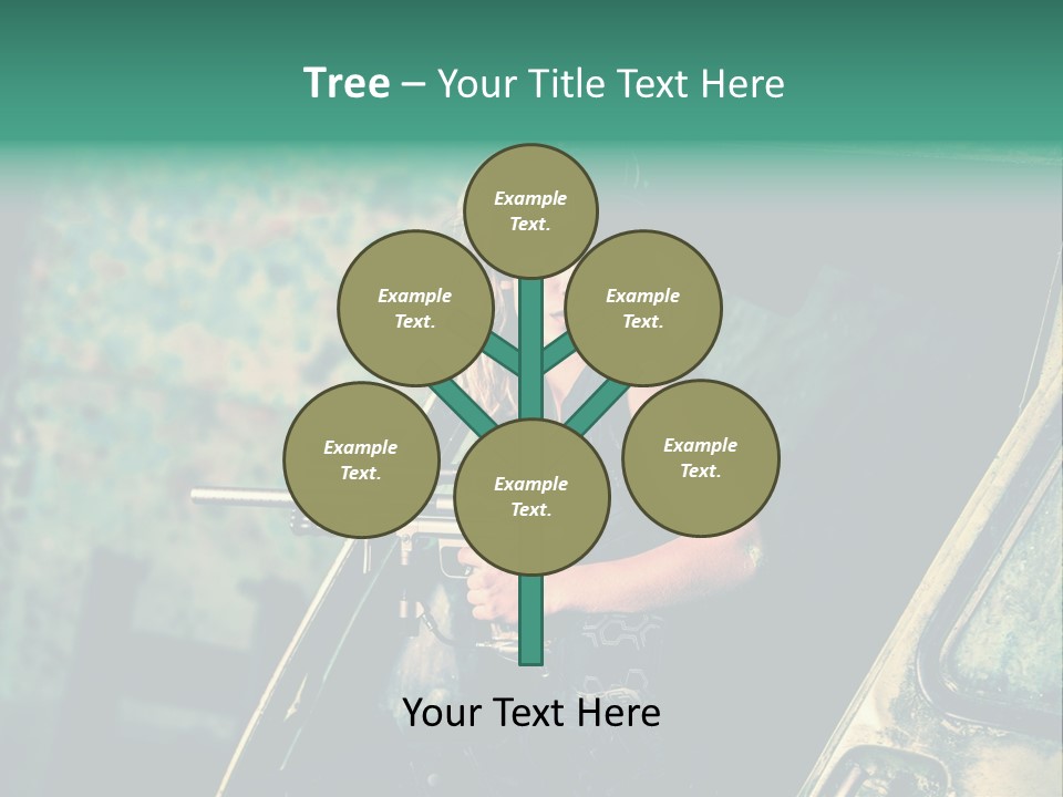 Treillis Hangar Masque PowerPoint Template