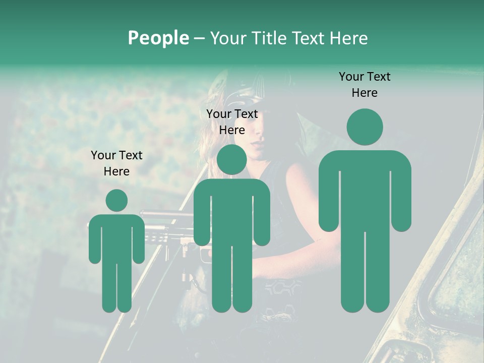 Treillis Hangar Masque PowerPoint Template