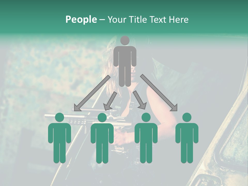 Treillis Hangar Masque PowerPoint Template