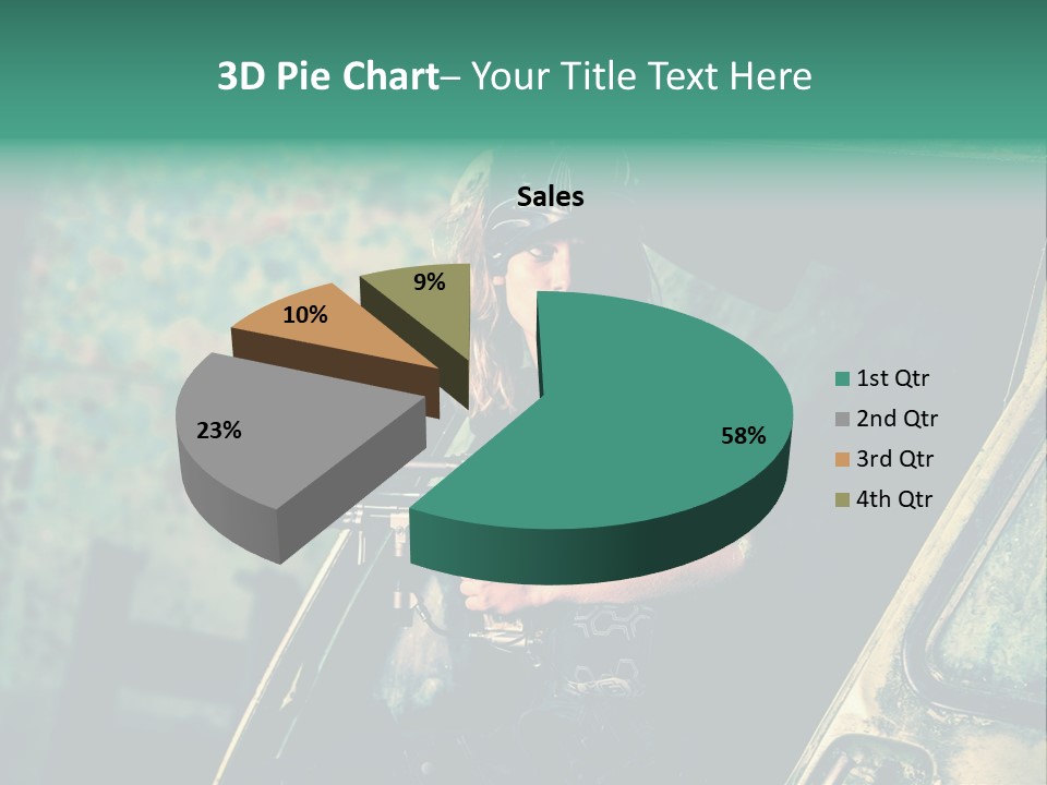 Treillis Hangar Masque PowerPoint Template