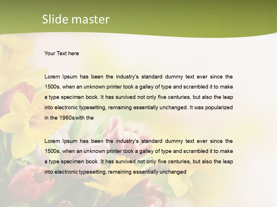 Plant Photography Studio Shot PowerPoint Template