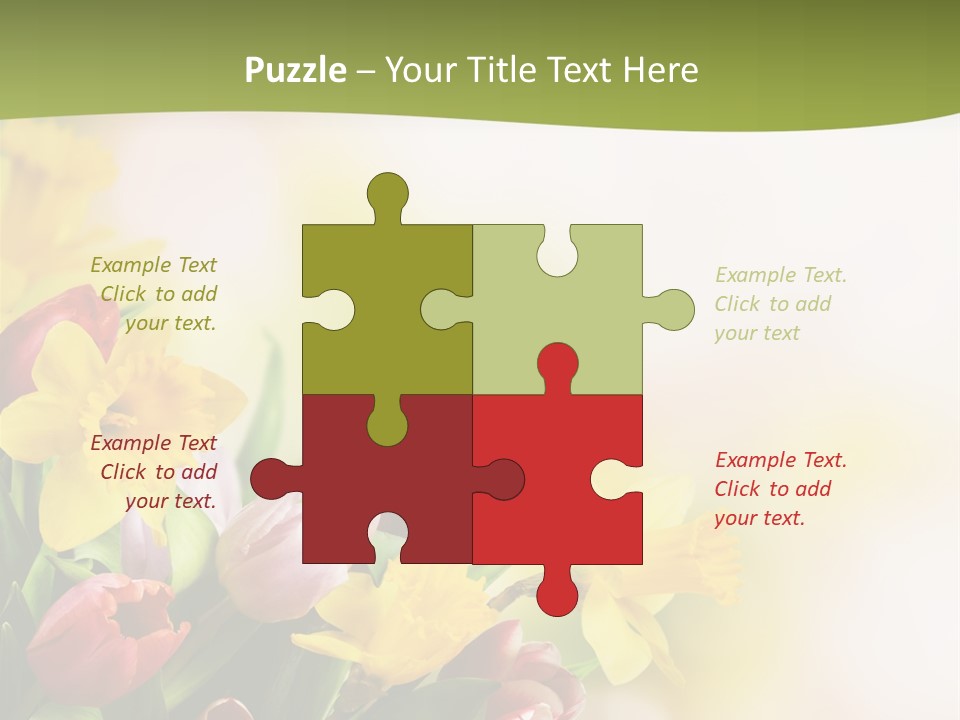 Plant Photography Studio Shot PowerPoint Template