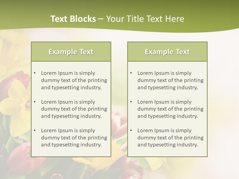 Plant Photography Studio Shot PowerPoint Template