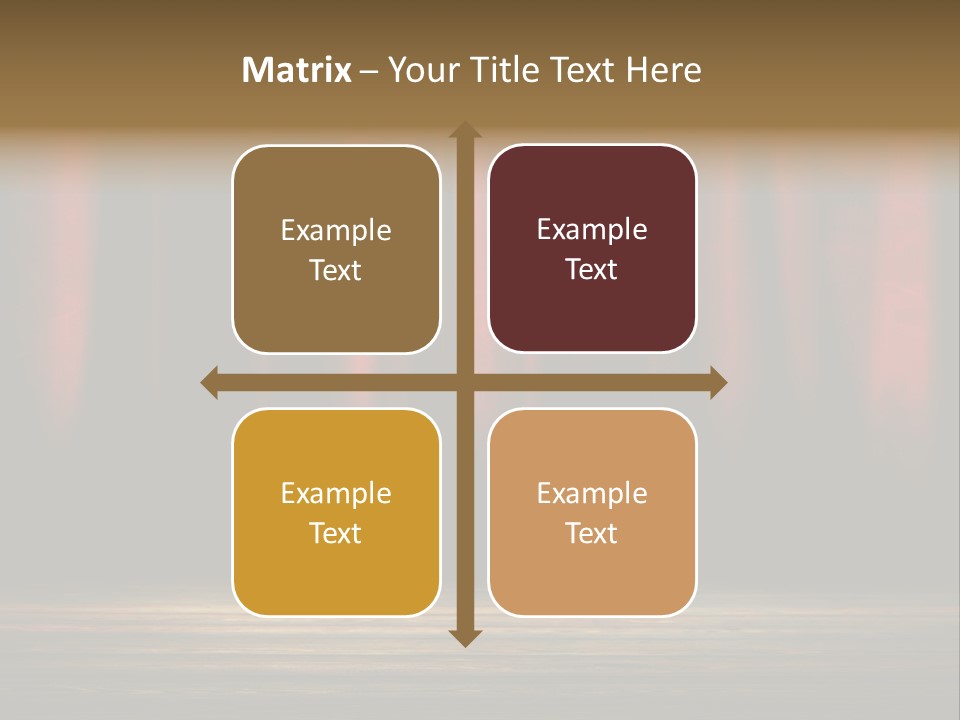 Curtain Fabric Hollywood PowerPoint Template