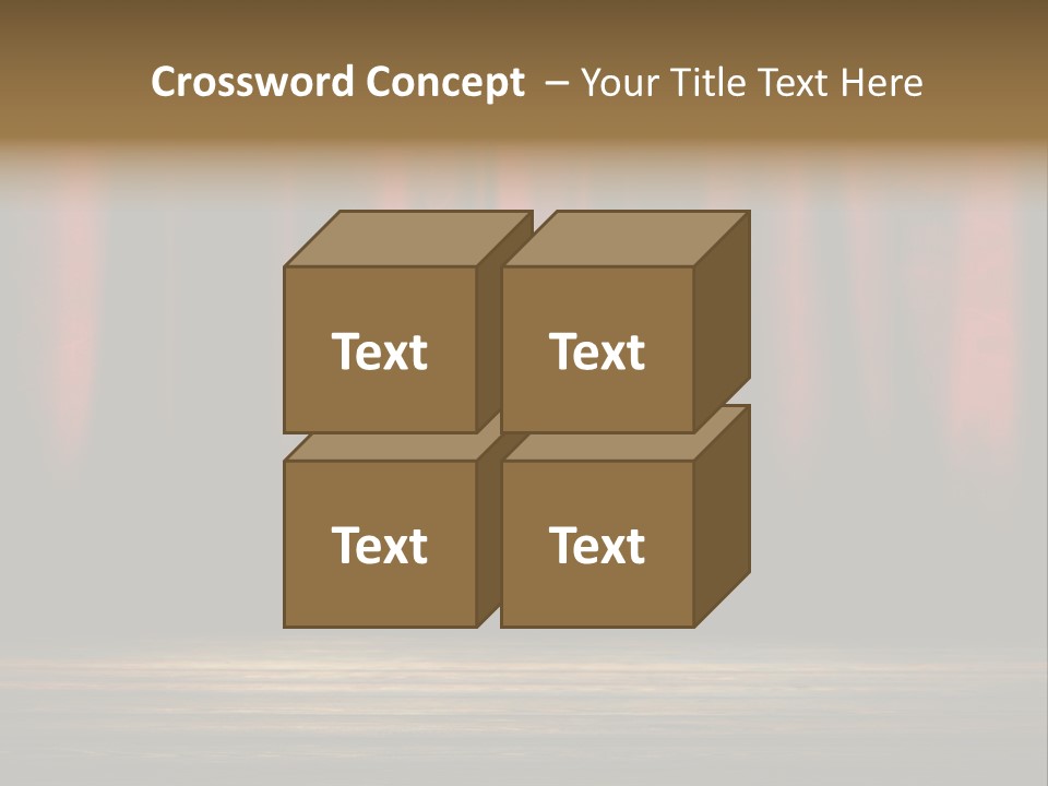 Curtain Fabric Hollywood PowerPoint Template