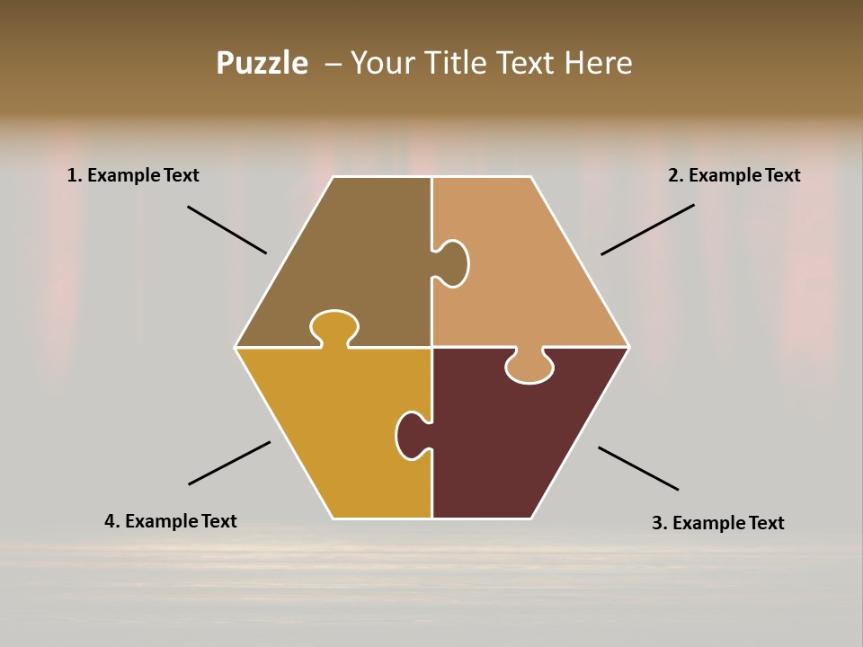 Curtain Fabric Hollywood PowerPoint Template