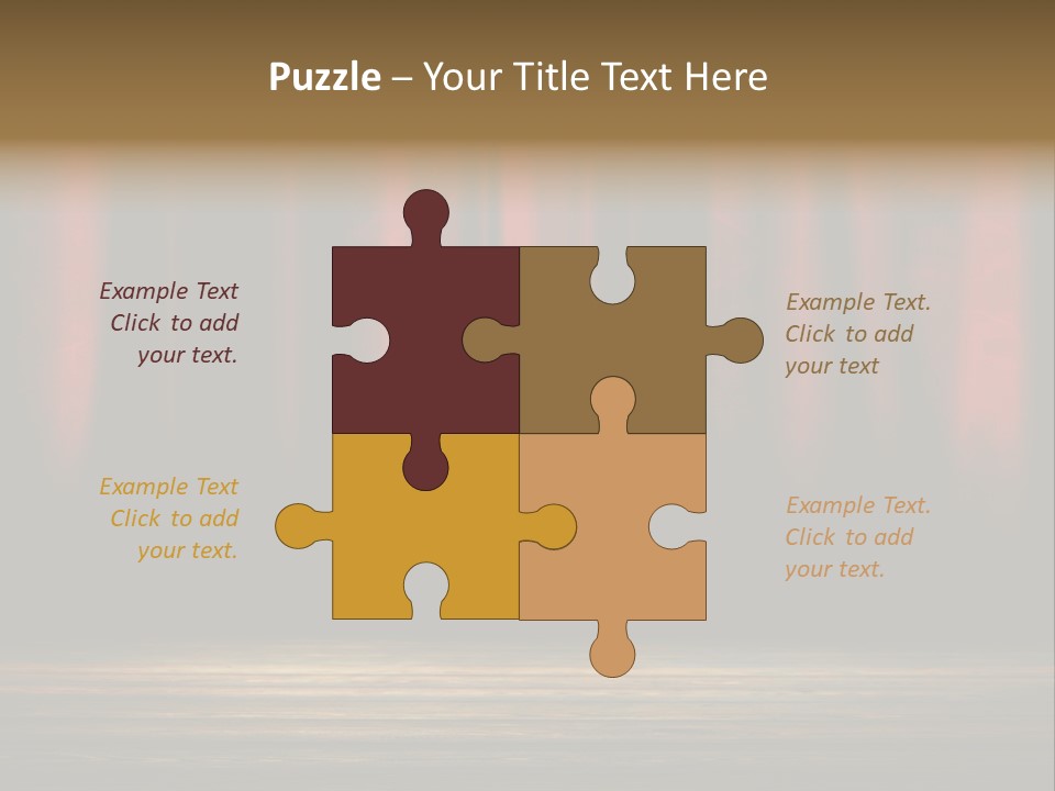 Curtain Fabric Hollywood PowerPoint Template