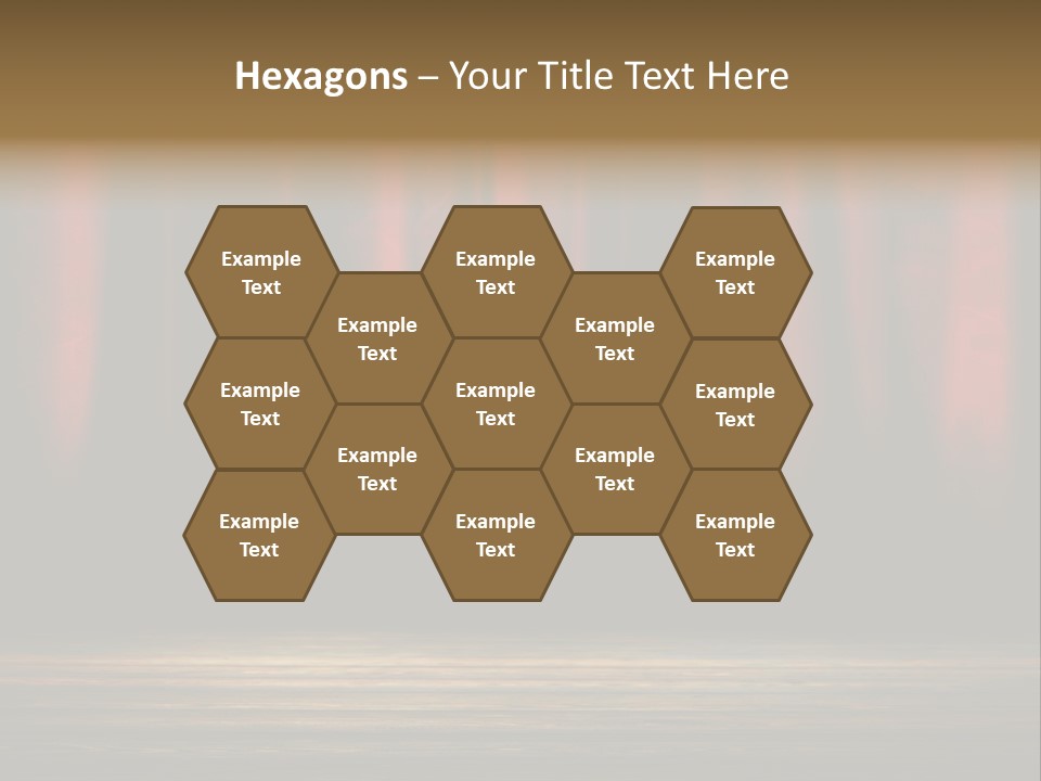 Curtain Fabric Hollywood PowerPoint Template