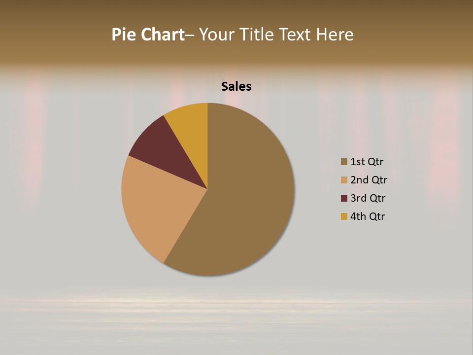 Curtain Fabric Hollywood PowerPoint Template