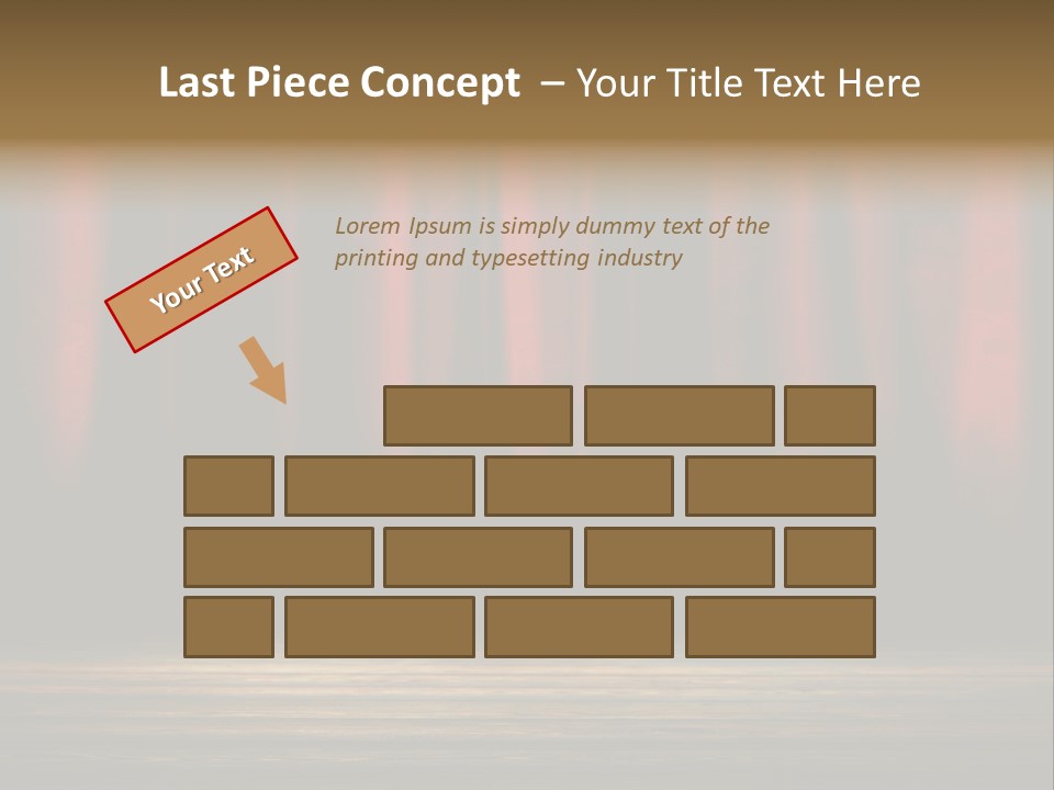 Curtain Fabric Hollywood PowerPoint Template